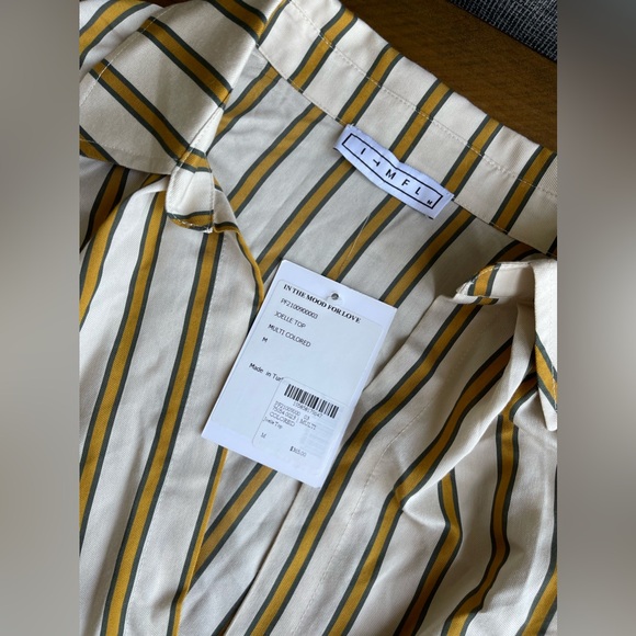 IN THE MOOD FOR LOVE Joelle Draped Shirt - Picture 10 of 10